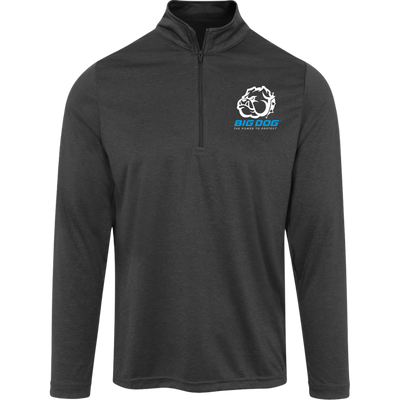 Big Dog-TT31H Team 365 Mens Heather Quarter Zip