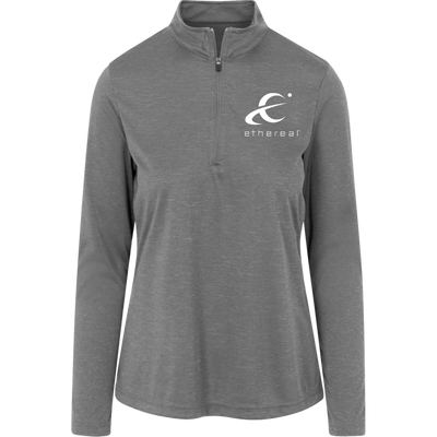 Ethereal-TT31HW Team 365 Womens Heather Quarter Zip