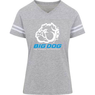 Big Dog-3537 LAT Womens Football Tee