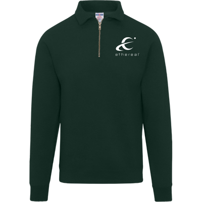 Ethereal-4528 Jerzees Mens Fleece Quarter Zip Pullover