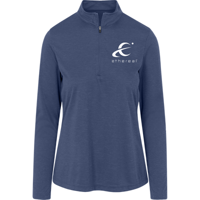 Ethereal-TT31HW Team 365 Womens Heather Quarter Zip