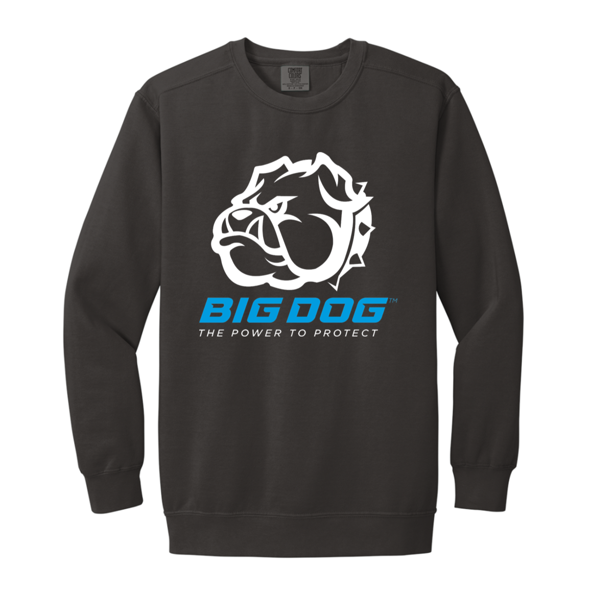 Big Dog 1566 Garment Dyed Adult Crewneck Sweatshirt Ethereal Team Shop