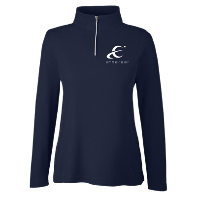 Ethereal-CE405W Core 365 Womens Fusion Quarter Zip