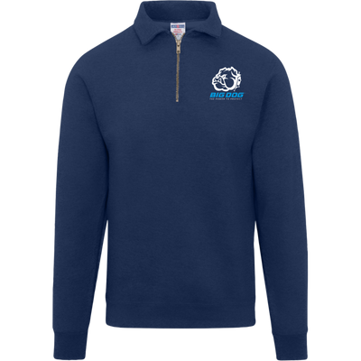 Big Dog-4528 Jerzees Mens Fleece Quarter Zip Pullover