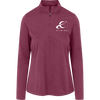 Ethereal-TT31HW Team 365 Womens Heather Quarter Zip