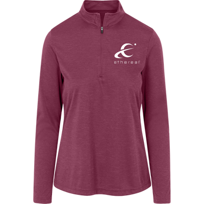 Ethereal-TT31HW Team 365 Womens Heather Quarter Zip