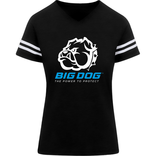 Big Dog-3537 LAT Womens Football Tee