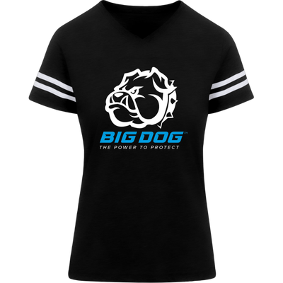 Big Dog-3537 LAT Womens Football Tee