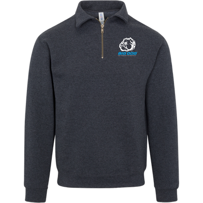 Big Dog-4528 Jerzees Mens Fleece Quarter Zip Pullover