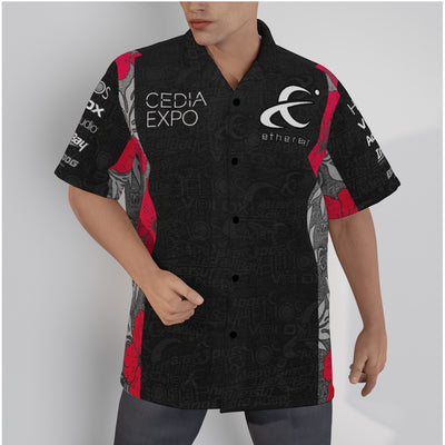 Ethereal CEDIA-All-Over Print Men's Hawaiian Shirt