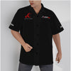 Alarmax-All-Over Print Men's Hawaiian Shirt With Button Closure