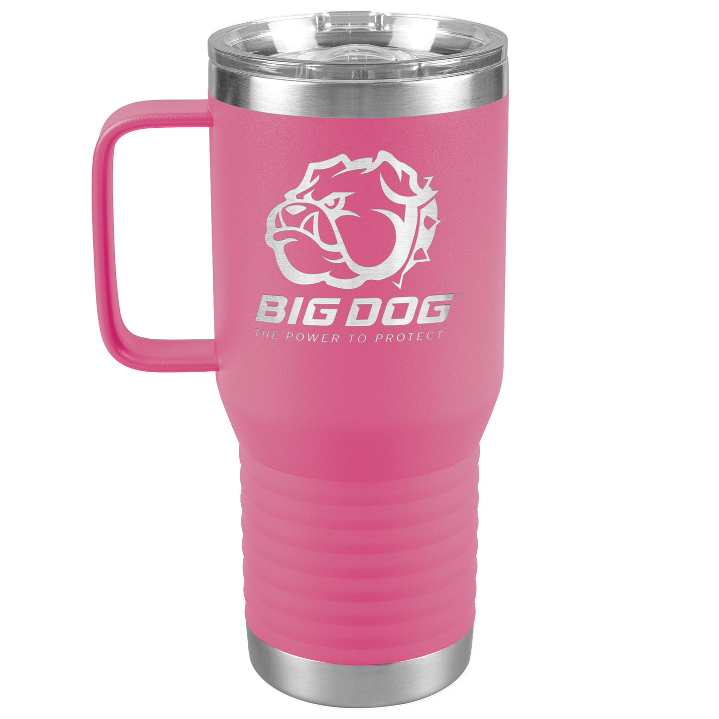 Big Dog Power-20oz Insulated Travel Tumbler