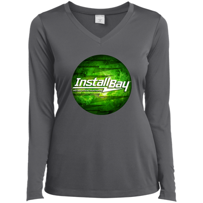 Install Bay-LST353LS Ladies’ Long Sleeve Performance V-Neck Tee