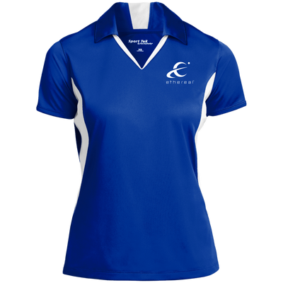 Ethereal-Ladies' Colorblock Performance Polo