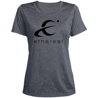 Ethereal-LST360 Ladies' Heather Scoop Neck Performance Tee