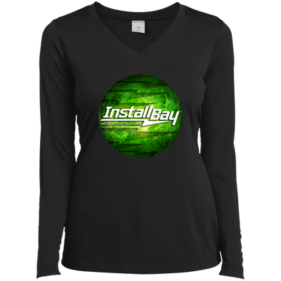 Install Bay-LST353LS Ladies’ Long Sleeve Performance V-Neck Tee
