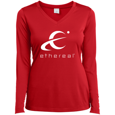 Ethereal-LST353LS Ladies’ Long Sleeve Performance V-Neck Tee