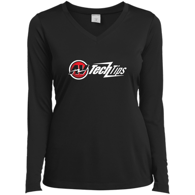Tech Tips-LST353LS Ladies’ Long Sleeve Performance V-Neck Tee