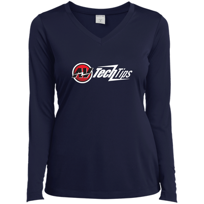Tech Tips-LST353LS Ladies’ Long Sleeve Performance V-Neck Tee