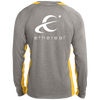 Ethereal-ST361LS Long Sleeve Heather Colorblock Performance Tee