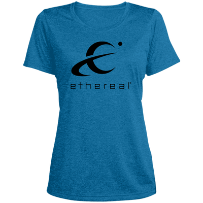 Ethereal-LST360 Ladies' Heather Scoop Neck Performance Tee