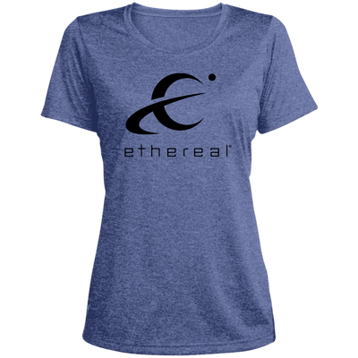 Ethereal-LST360 Ladies' Heather Scoop Neck Performance Tee