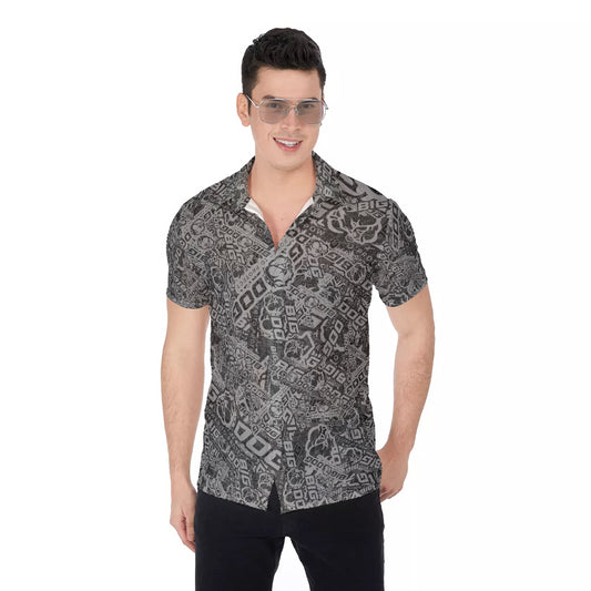Big Dog-All-Over Print Men's Shirt
