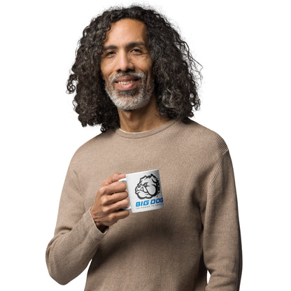 Big Dog+ WAVE-White glossy mug