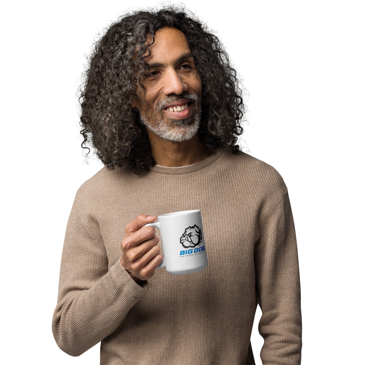 Big Dog+ WAVE-White glossy mug