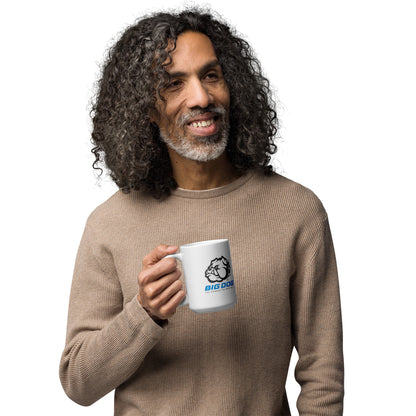 Big Dog+ WAVE-White glossy mug
